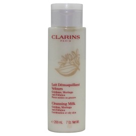 Clarins Cleansing Milk W/Gentian, Morgina Anti Pollution Comb./Oily Skin 200Ml