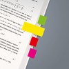 Sigel HN655 Index Page Markers, orange/yellow/red/green/pink, 200 strips