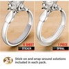 Omilly Ring Sizers for Loose Rings, 144-Pack 16 Sizes 6