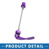 A ABSOPRO Bicycle Quick Release Lever Spike Axle Wheel Hub