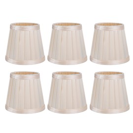 6PCS Modern Simple Chandelier Pendant Lamp Shade Cover Fabric Lampshade for Home Wall Light