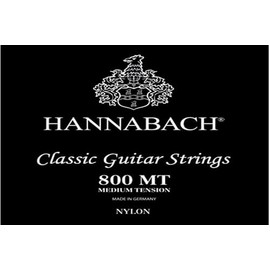 Hannabach 652378 Series 800 Medium Tension Bass Strings for Classic Guitar, Set of 3