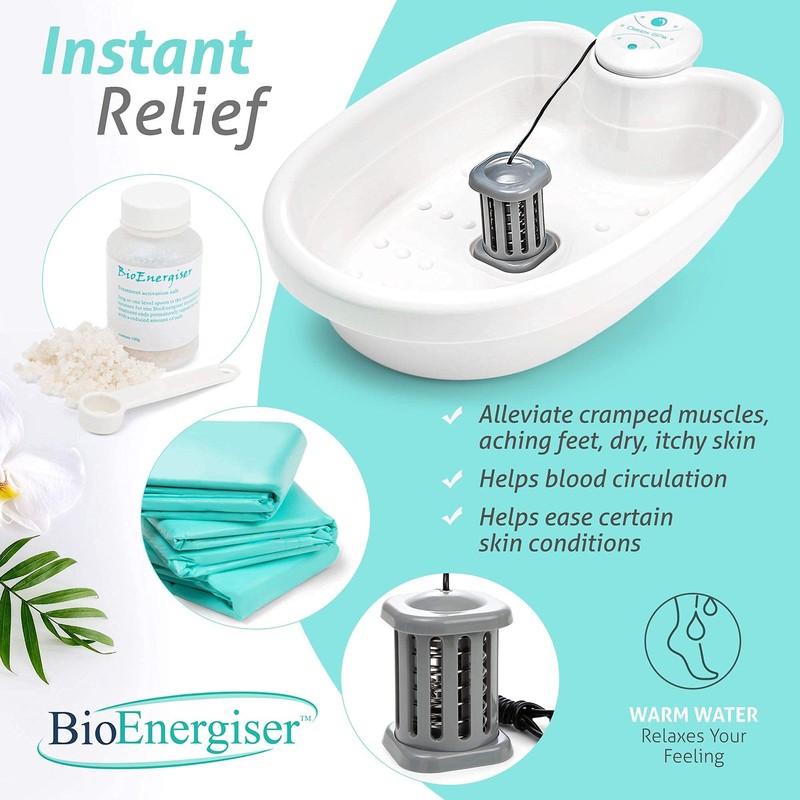 BioEnergizer Foot Spa Pro | Foot Bath Basin Machine for