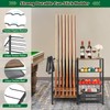 Pool Stick Holder Floor Stand up to 12 Cue Sticks,