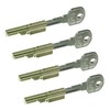 BASI Set of 4 Keyhole Locks for Room Doors BB