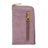 HIRAMEKI. Morris L-Shaped Zipper Key Case, Cowhide Leather, Embossed William