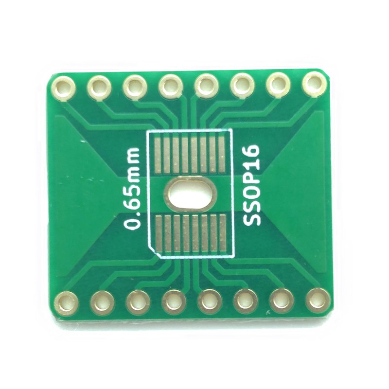 Small Board Shop Pitch Conversion Board SOP16 SSOP16 TSSOP16 DIP