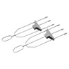 Skewer 3 Prong Stainless Steel Reusable Skewers Easy Food Removal