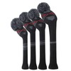 4 Pack Golf Head Covers (460CC) Fairways Hybrid, UT. Soft