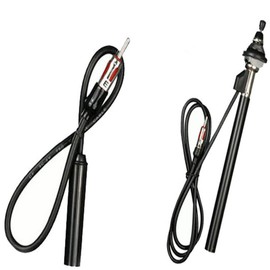 Harmony Audio HA-ANTEXT12 Compatible with Chevy Corvette 1978-1983 12" Antenna Extension Cable and Metra 44-UL10 Universal Locking 1" Top Mount Retractable Antenna with Key