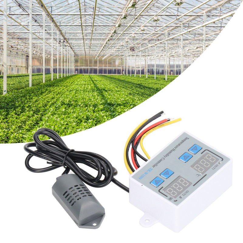 Digital Temperature Humidity Controller Intelligent Electronic Thermostat Switch 12V 220W