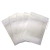 BIUDECO Loose Tea Bags Drawstring 100 Pack Non-Woven Tea Filter