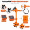 Solar Bird Repeller for Gardens – 3-in-1 Motion, Reflective Flash