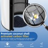 2-in-1 Replacement Filter Compatible with Dyson Air Purifier, High Efficiency