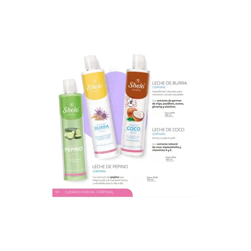 Leche De Coco Corporal Shelo Nabel® 530ml