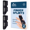 Upgraded Trigger Finger Splint, 2 Pcs Extended Double Strap Knuckle
