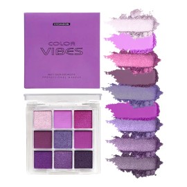 9 Sombras De Ojos Mate Ahumadas Resistentes Al Agua