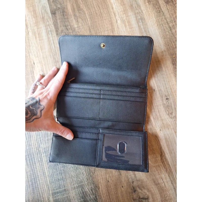 Universal Thread Women's Leopard Print Trifold Wallet