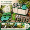 Garden Tool Set with Storage Bag for Plant Care –