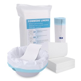 Altus Disposal Commode Liners with Absorbent Pads 20 per Roll