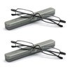 EYE ZOOM 2 Pack Metal Super Light Mini Reading Glasses