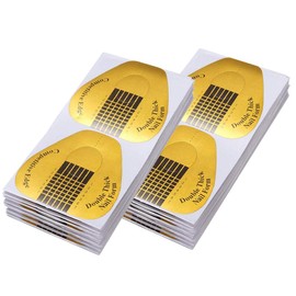 200 adhesivos acrílicos para uñas de gel, extensión/acrílico, formas de escultura de uñas, moldes de uñas autoadhesivos, guía de uñas autoadhesiva, equipo de arte de uñas para salón y uso doméstico