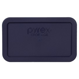 Pyrex Blue Oblong Plastic Storage Cover 4.8 Cup 7214-PC