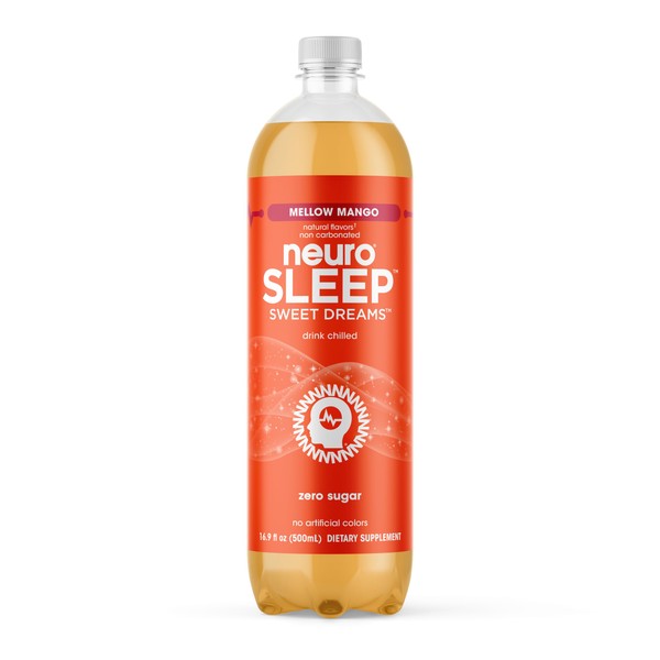 neuroSLEEP, Mellow Mango, Functional Beverage for Restful Sleep, Non-Carbonated, 16.9