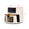 DASH 7qt Clear View Digital Air Fryer - Cream