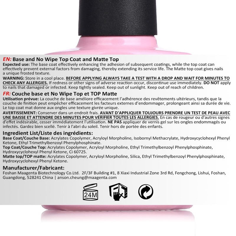 AIMEILI Soak Off U V LED Hema Free Cruelty Free