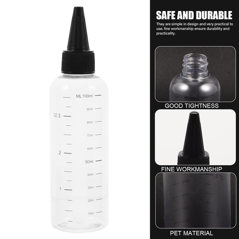 Beavorty Essential Oil Dropper 10pcs Graduated Pointed Bottle Essential Oil