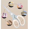 Gkofiey Pastel Non Stick Scissors, All Purpose Stainless Steel Craft