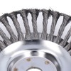 Twisted Wire Wheel Steel Garden Grass Weed Brush Cutting Head