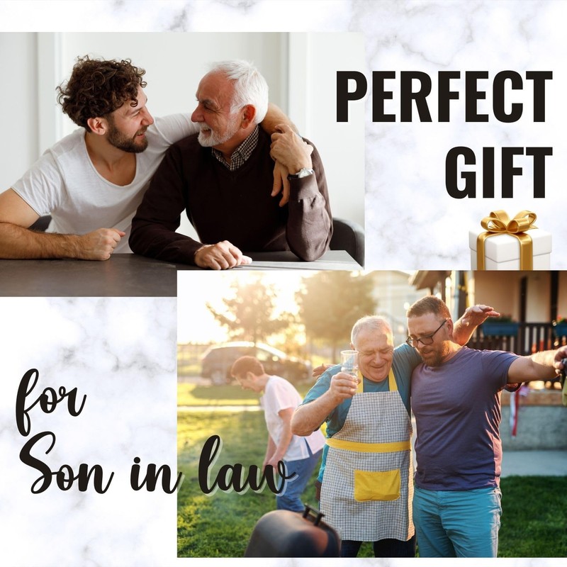 INNObeta Son in Law Gifts Valet Tray from Dad, Mom,