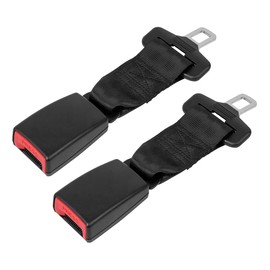 Seat Belt Extender, 2 Packs 9" Car Buckles Seat Belt Extension with Metal Tongue, Car Seatbelt Extension for Obese Men Pregnant Women Child, Seat Belt Clip Extender Car Accessories (Short)
