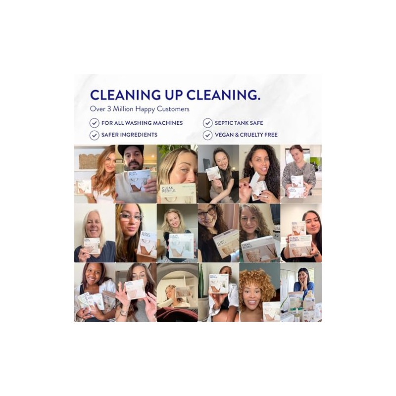 The Clean People Laundry Detergent Sheets - Laundry Soap -