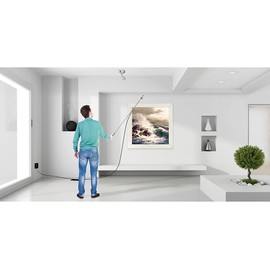 Battery Charger Kit by Method Lights, Recharge Ceiling-Mounted Spotlights, Telescopic Pole Reaches Up to 15’ High Ceilings, Includes (1) Magnetic Coupler