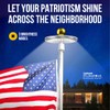 Flagpole Department Ultra Bright Solar Powered Flag Pole Light |