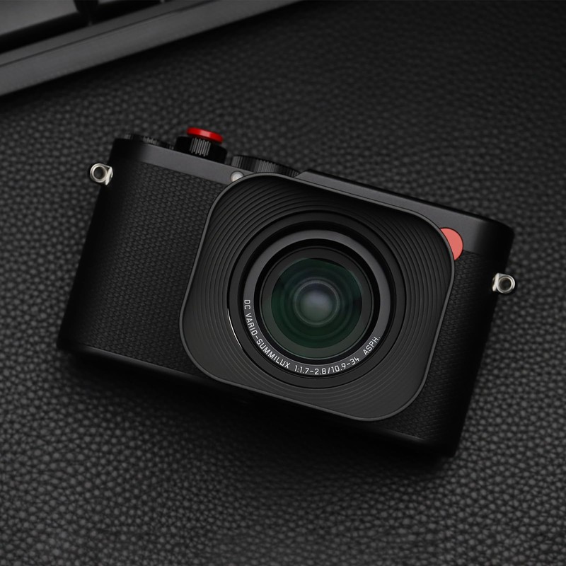 Haoge 43mm Square Metal Lens Hood Shade for Leica D-Lux