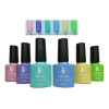 Gel Semipermantente Marca Mussa Gama 6 Piezas Para Uñas