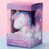 Fizz Creations Unicorn Wireless Speaker Blue Tooth, 10cm x 13cm