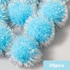 VAPKER 30 Pcs Cat Ball Toys Sparkle Balls Extra Large
