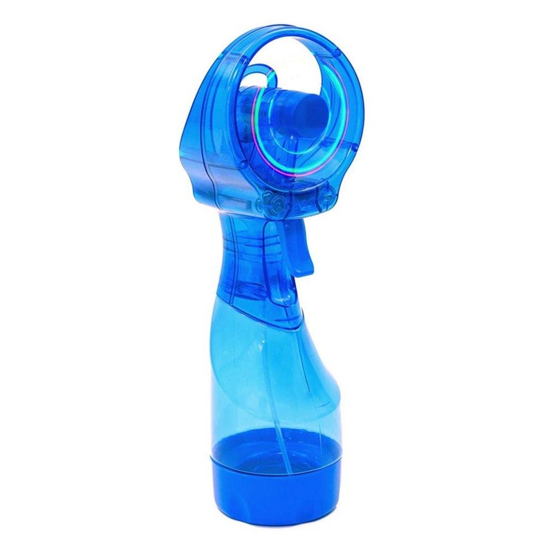 O2COOL LED Lights Deluxe Handheld Battery Powered Water Misting Fan