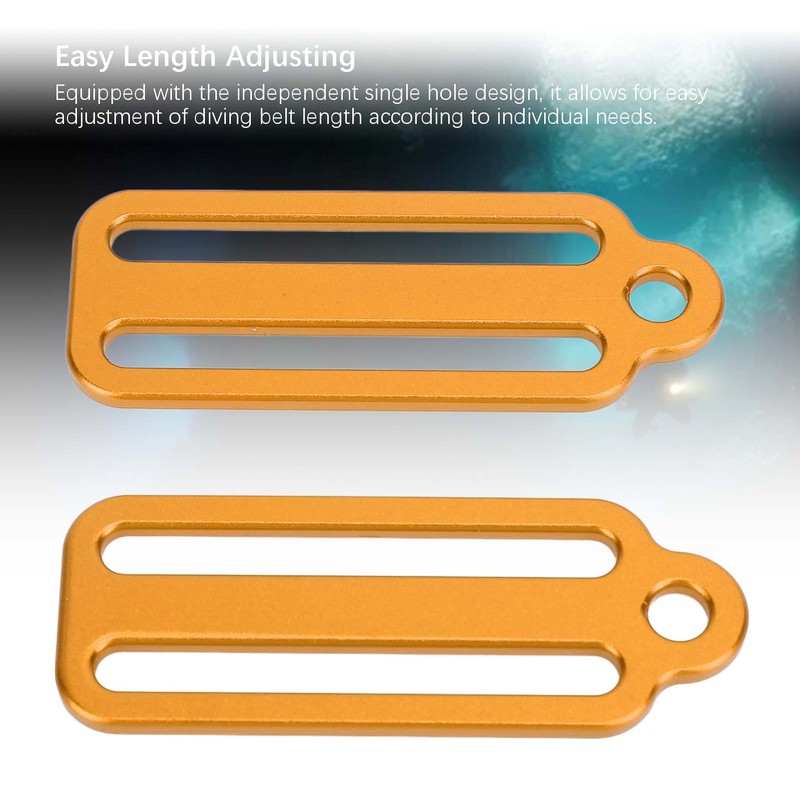 Scubas Diving Slide Fixing Buckle Stoppers Aluminium Alloy Lightweight Weight