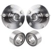 MISIOEK 2 x Front Wheel Hub Bearing Assembly Compatible with