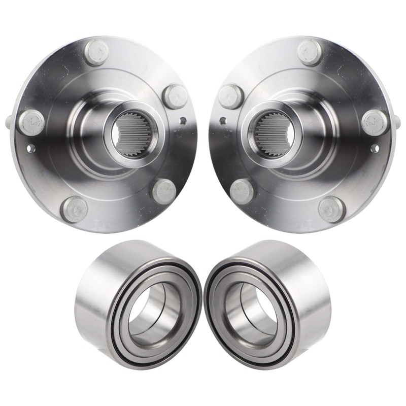MISIOEK 2 x Front Wheel Hub Bearing Assembly Compatible with