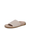 Vionic Women's Evie Knit Slide Sandal, Cream, 9.5