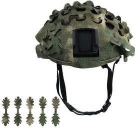 LOOGU Tactical Helmet Cover, Breathable Mesh Camo Camouflage Helmet Cover Great for Tactical Military Gear Combat