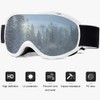 MTSDM Ski Goggles, Snow Mountaineering Sports Goggles Cycling Glasses Double