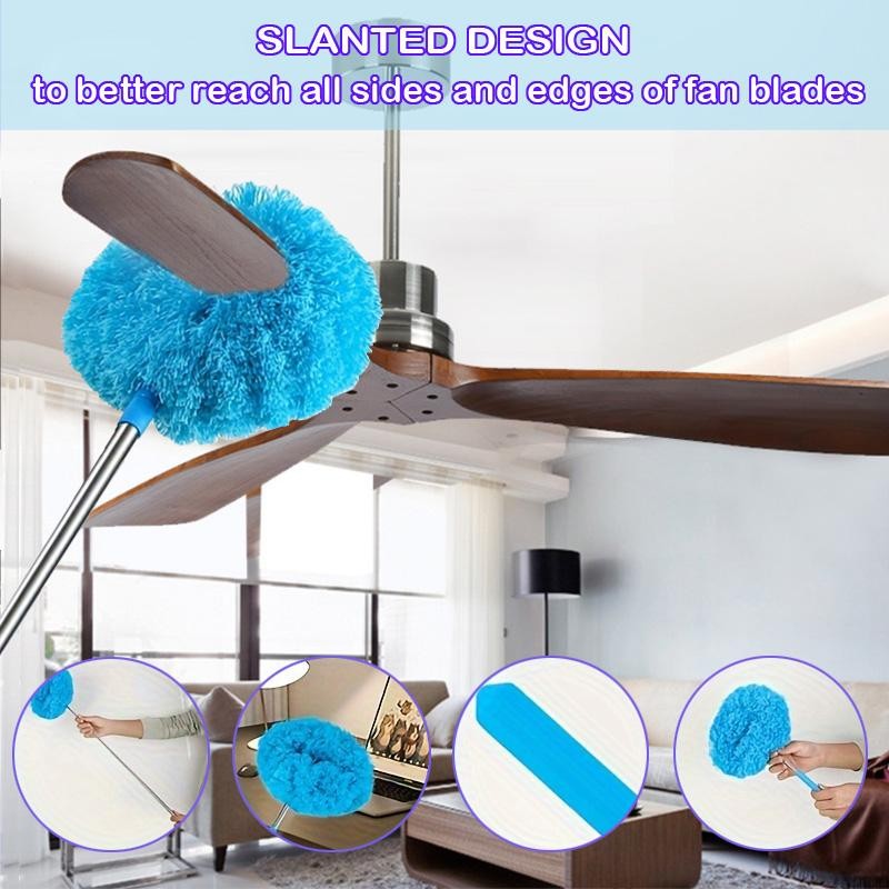 Ceiling Fan & Household Microfiber Dust Buster – Removable, Washable
